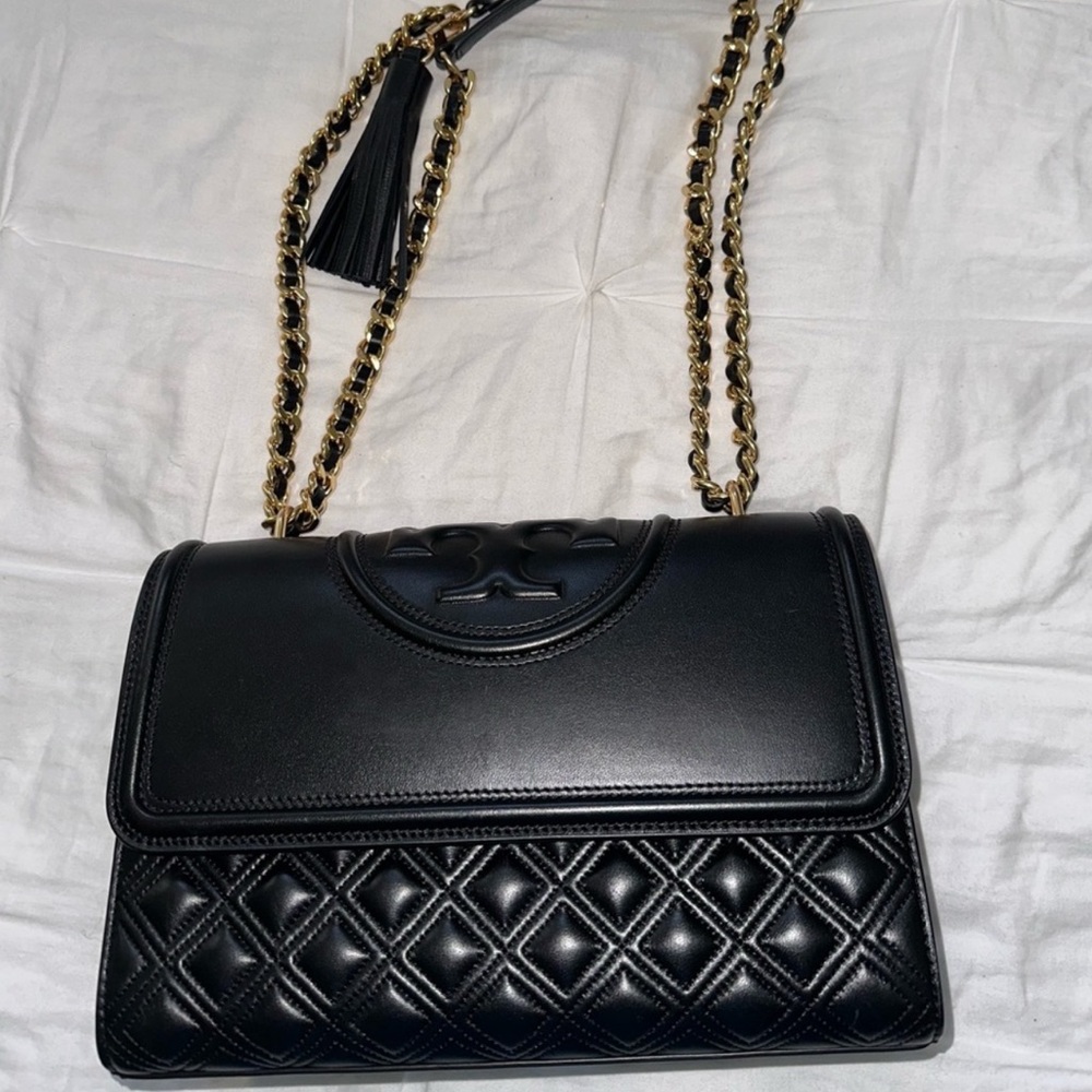 Authentic Tory Burch Fleming Shoulder Bag Convertible